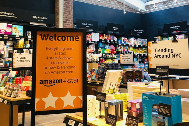 Amazon mở cửa hàng bán lẻ 4 sao đầu tiên, chỉ bán những sản phẩm tốt nhất - Ảnh 1.