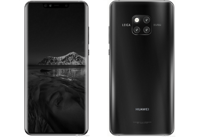 Huawei Mate 20, Mate 20 Pro lộ ảnh thật và ảnh dựng, xác nhận cụm 3 camera sau xếp thành hình vuông - Ảnh 1.
