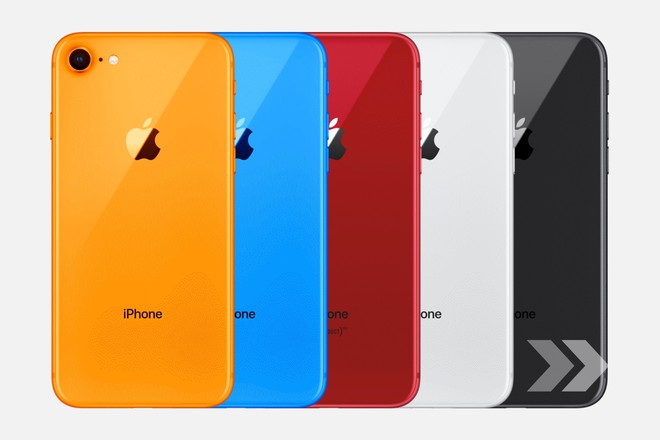 Ảnh rò rỉ tiết lộ iPhone 9 sẽ 3 phiên bản màu là trắng, xanh biển và đỏ, có cả khay hỗ trợ 2 SIM - Ảnh 1.
