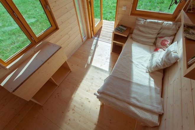 Thiết kế ngôi nhà độc đáo: Khi nóc nhà có thể mở toang và nằm giường ngủ để ngắm sao trời - Ảnh 11.