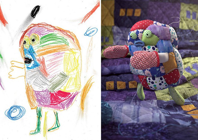 [Ảnh] Chiêm ngưỡng những tác phẩm độc đáo, kỳ lạ của trẻ em khi được chấp bút bởi họa sĩ chuyên nghiệp - Ảnh 8.