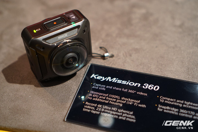  Máy quay 360 độ KeyMission 360 với khả năng quay tới 4K 