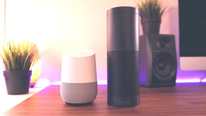  Amazon Echo và Google Home 