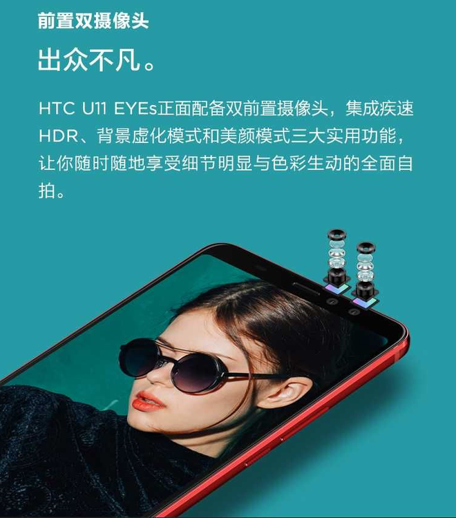 HTC U11 EYEs lộ ảnh và thông số trước giờ ra mắt - Ảnh 3.