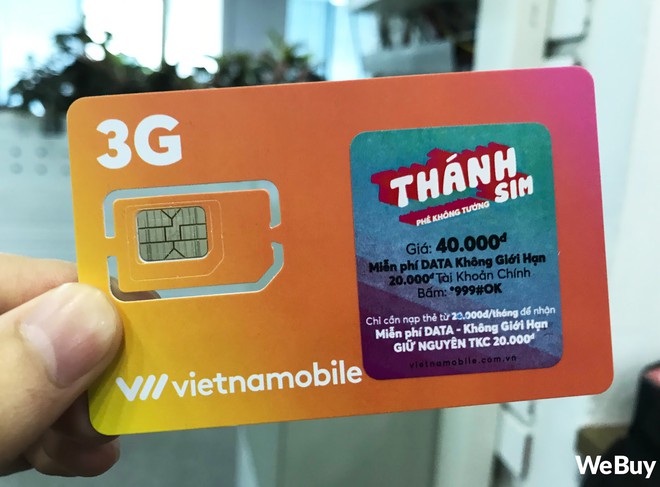  Trên tay Thánh SIM của Vietnamobile 