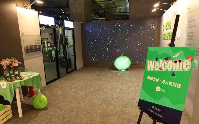 Nối gót Amazon Go, Wechat mở cửa hàng tiện lợi tự phục vụ đầu tiên ở Thượng Hải - Ảnh 2.