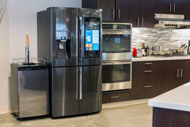 [CES 2018] Samsung giới thiệu mẫu tủ lạnh thông minh tích hợp loa AKG và trợ lý ảo Bixby - Ảnh 5.