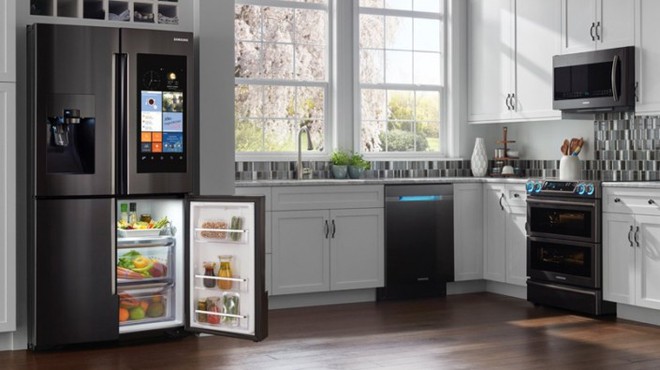 [CES 2018] Samsung giới thiệu mẫu tủ lạnh thông minh tích hợp loa AKG và trợ lý ảo Bixby - Ảnh 3.