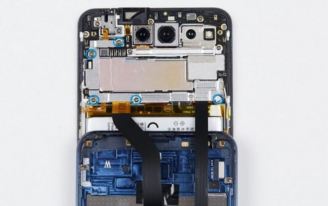 Mổ bụng smartphone hai màn hình Vivo NEX: Khó tháo rời và dây dẫn phức tạp - Ảnh 7.