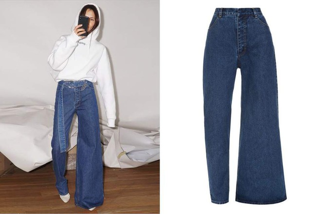 Chiếc quần jeans bên loe bên xìu giá 8 triệu 7 hứa hẹn phá đảo làng thời trang năm 2019 - Ảnh 3.
