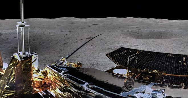 Cận cảnh quá trình hạ cánh và bức ảnh panorama đầu tiên về Mặt Trăng do tàu thăm dò Hằng Nga 4 gửi về Trái Đất - Ảnh 6.