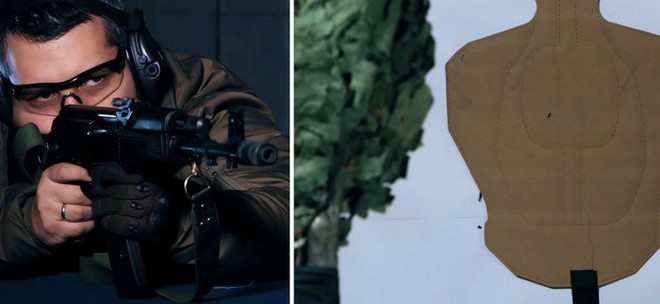 [Vietsub] Vén màn bí ẩn: Dùng chổi che chắn thì sẽ an toàn trước đạn 5.45 mm của súng AK? - Ảnh 2.
