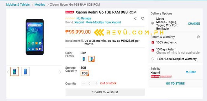 Redmi Go, smartphone Android Go đầu tiên của Xiaomi lộ diện: Snapdragon 425, RAM 1GB, ROM 8GB, pin 3000mAh - Ảnh 2.