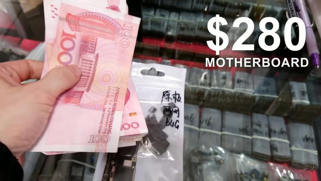 Anh chàng YouTuber tự chế một chiếc iPhone X từ linh kiện Trung Quốc mua ngoài chợ, chi phí chỉ 500 USD - Ảnh 3.