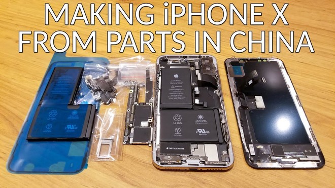 Anh chàng YouTuber tự chế một chiếc iPhone X từ linh kiện Trung Quốc mua ngoài chợ, chi phí chỉ 500 USD - Ảnh 1.