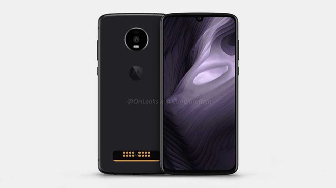 Motorola Moto Z4 Play lộ thiết kế rõ nét, màn hình waterdrop, vẫn có module, cảm biến vân tay dưới màn hình - Ảnh 3.