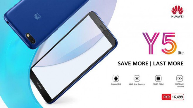 Huawei ra mắt smartphone giá rẻ Y5 Lite Android Go: Màn hình 5,45 inch, chip MediaTek MT6739, RAM 1GB, pin 3.020mAh, giá khoảng 2,7 triệu đồng - Ảnh 1.