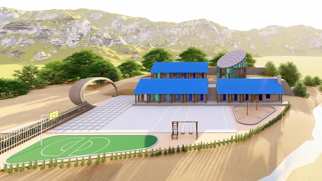 Ngôi trường mới và 1000 đèn năng lượng mặt trời thắp sáng hi vọng tương lai cho trẻ em vùng cao Tri Lễ - Ảnh 2.