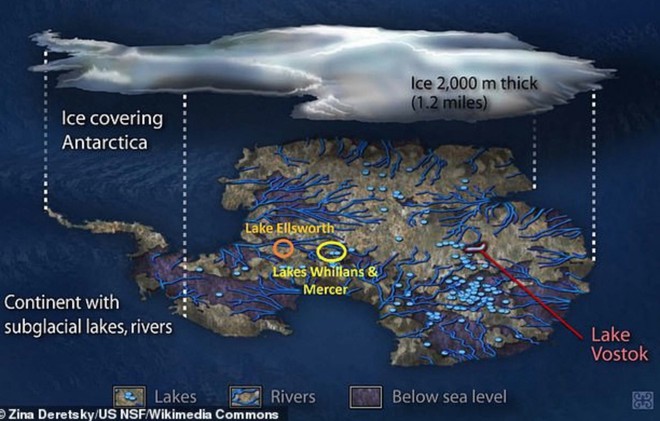 Khoan xuyên lớp băng 1000m tại Nam Cực, các nhà khoa học phát hiện hồ nước khổng lồ lớn gấp đôi Manhattan - Ảnh 1.