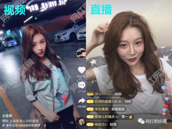 Lỡ tay tắt nhầm filter làm đẹp lúc livestream, hot girl Trung Quốc mất hơn trăm ngàn lượt follow vì để lộ nhan sắc thật - Ảnh 1.