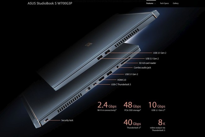 [CES 2019] Asus StudioBook S thực sự là một con “quái vật” đủ sức đánh bại MacBook Pro - Ảnh 6.