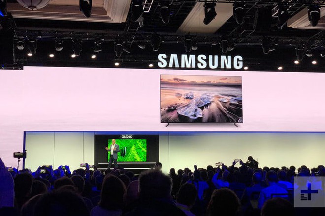 [CES 2019] Samsung ra mắt TV QLED 8K lớn nhất thế giới hiện nay, có thể nâng cấp mọi nội dung và xem Netflix với độ phân giải 8K - Ảnh 1.