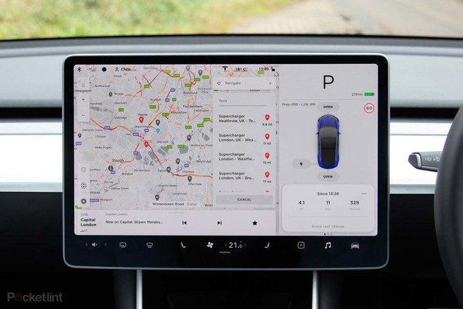 Cận cảnh nội thất và hệ thống thông tin giải trí trên Tesla Model 3 - Ảnh 14.