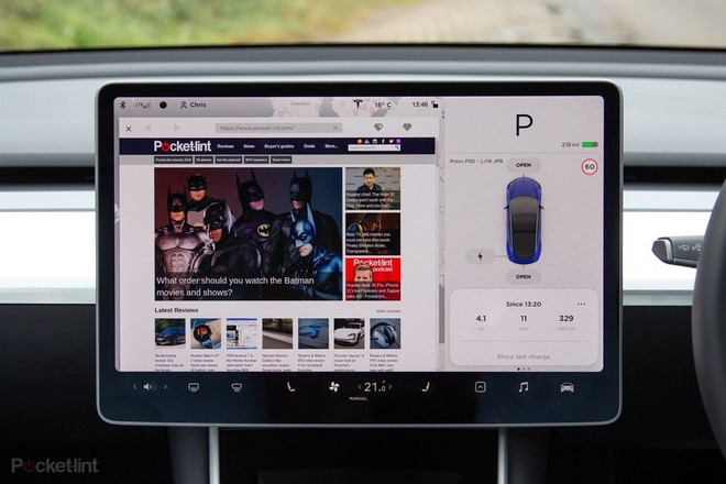 Cận cảnh nội thất và hệ thống thông tin giải trí trên Tesla Model 3 - Ảnh 20.