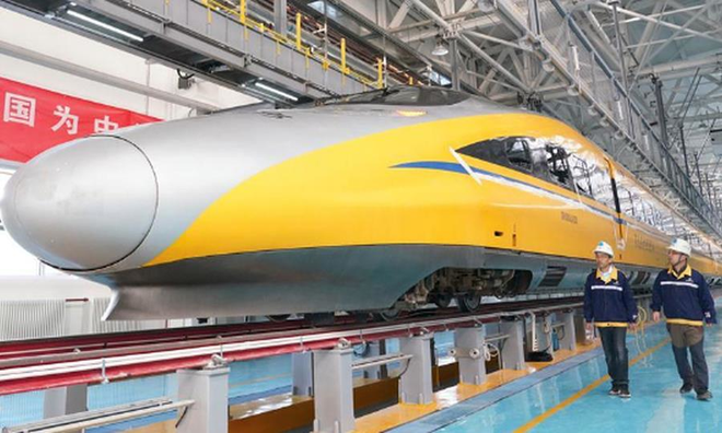 Đường sắt cao tốc của Trung Quốc chạy thử nghiệm đạt tốc độ kỷ lục 385 km/h, cao hơn 10% so với tốc độ thiết kế - Ảnh 4.