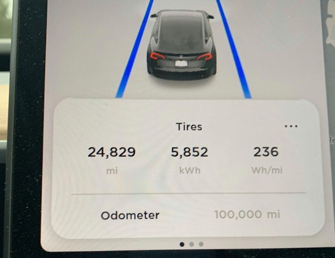 Đây là chiếc Tesla Model 3 đầu tiên cán mốc 100.000 dặm, và chỉ mất 500 USD thay thế phụ tùng - Ảnh 1.