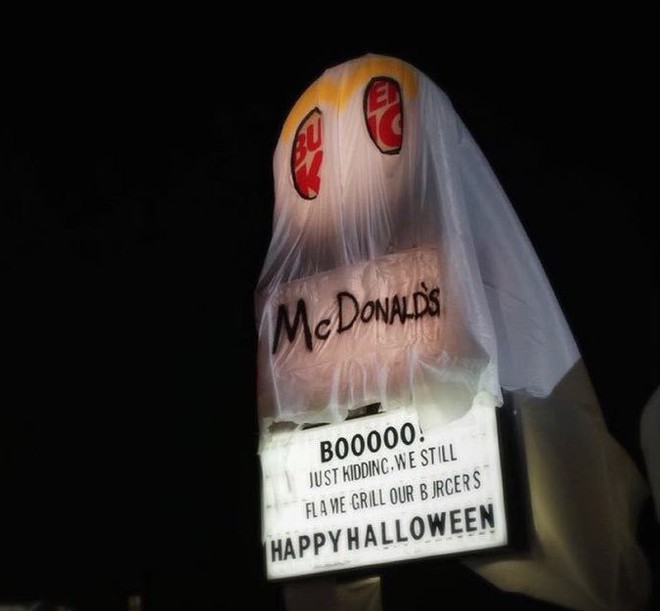 Burger King cà khịa cực mạnh khi hóa trang thành McDonald’s để đón Halloween - Ảnh 2.