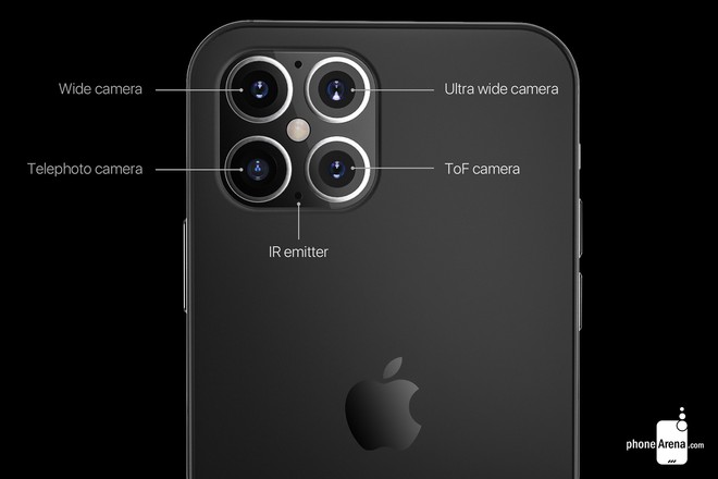 iPhone 12 với thiết kế giống iPhone 4, tai thỏ nhỏ gọn hơn cùng 4 camera ở mặt lưng trông ra sao? - Ảnh 6.