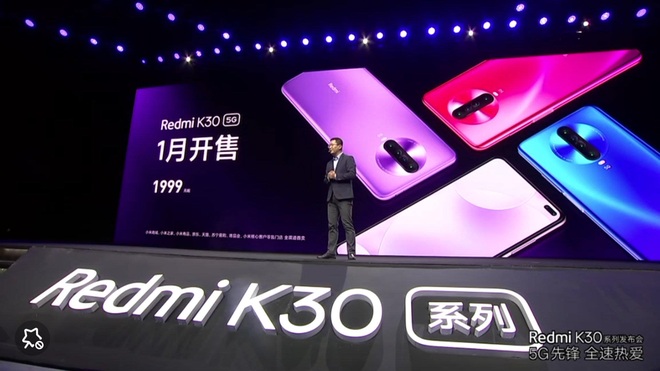 Redmi K30 5G chính thức ra mắt: Chip Snapdragon 765, màn hình 6,67 inch 120Hz, 4 camera sau, cảm biến chính 64MP, giá bán từ 280 USD - Ảnh 1.