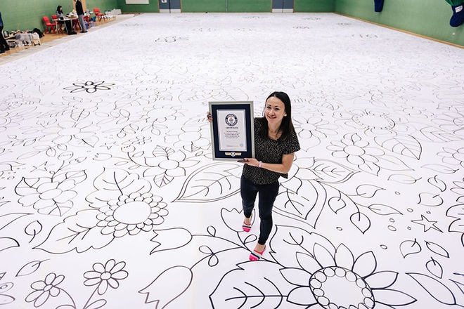 Đây là bức tranh lớn nhất thế giới với kích thước hơn 500m2, được vẽ liên tục trong vòng 12 tiếng - Ảnh 10.