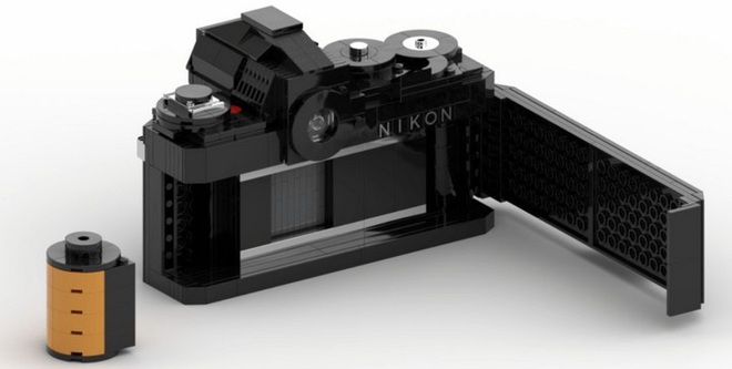 Ngắm mô hình máy phim Nikon F3 cực độc làm từ hàng trăm khối Lego lắp ghép với nhau - Ảnh 6.