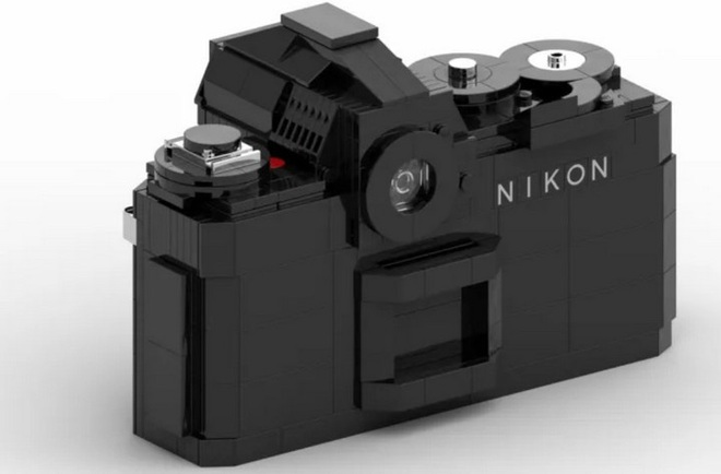 Ngắm mô hình máy phim Nikon F3 cực độc làm từ hàng trăm khối Lego lắp ghép với nhau - Ảnh 5.