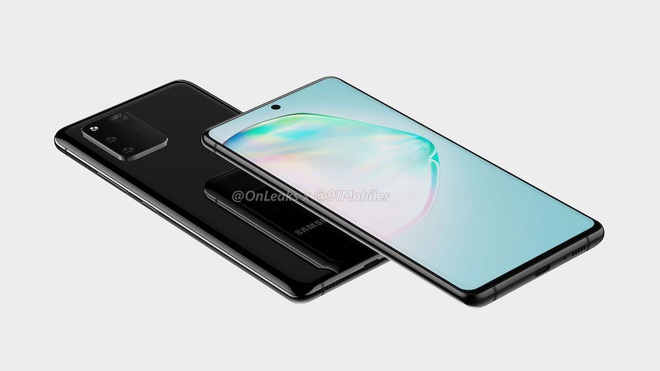 Galaxy A91 (S10 Lite) lộ ảnh render với màn hình đục lỗ giống Note 10 - Ảnh 2.