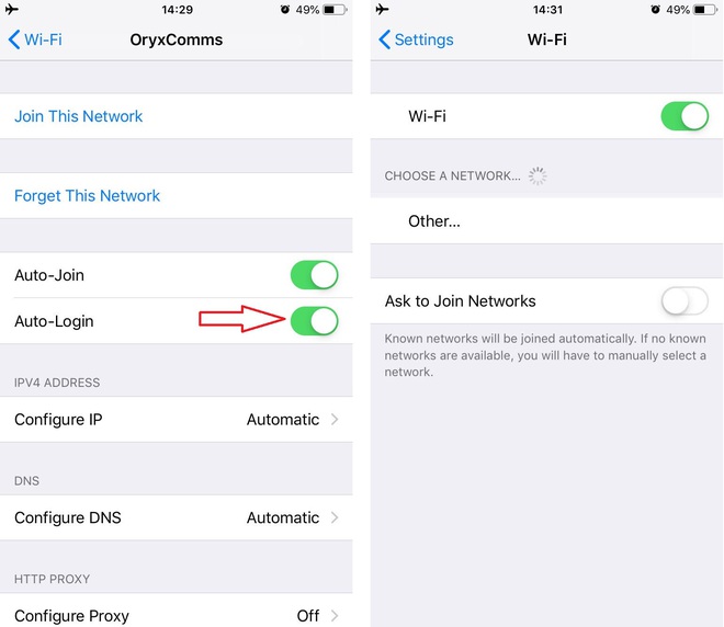 Làm gì khi iPhone báo đã kết nối vào mạng Wi-Fi miễn phí (không mật khẩu) nhưng không truy cập được Internet? - Ảnh 3.