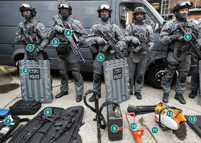 Cảnh sát đặc nhiệm chống khủng bố London được trang bị những loại vũ khí gì? - Ảnh 5.