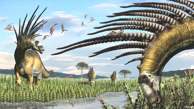 Phát hiện loài khủng long sở hữu bộ gai trên lưng, trông hệt như kiểu tóc Mohican của dân chơi nhưng hóa ra lại là vũ khí tự vệ - Ảnh 4.
