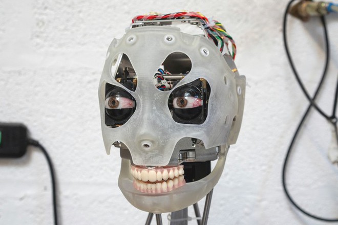 Gặp gỡ Ai-Da, robot kiêm nghệ sỹ AI đầu tiên trên thế giới có thể vẽ phác họa và trò chuyện như người - Ảnh 2.