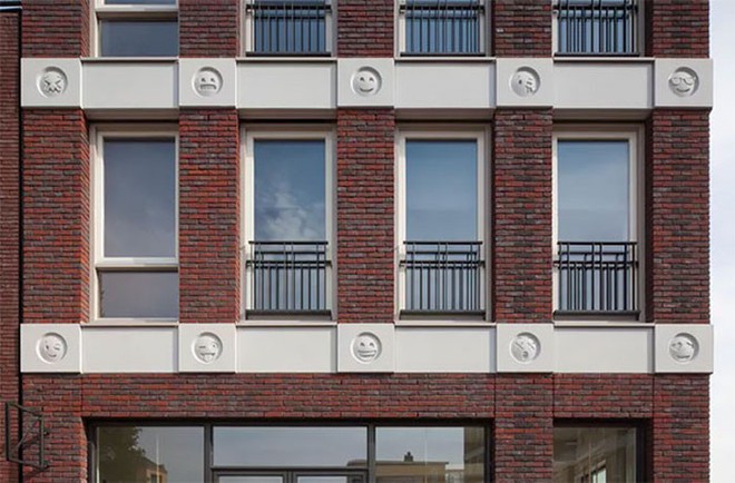 Tòa nhà độc đáo được trang trí ngoại thất bằng 22 biểu tượng emoji tại Hà Lan - Ảnh 7.