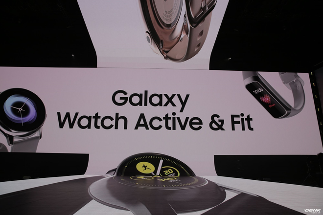 Samsung ra mắt đồng hồ thông minh Galaxy Watch Active và vòng tay Galaxy Fit hỗ trợ người yêu thể thao - Ảnh 1.