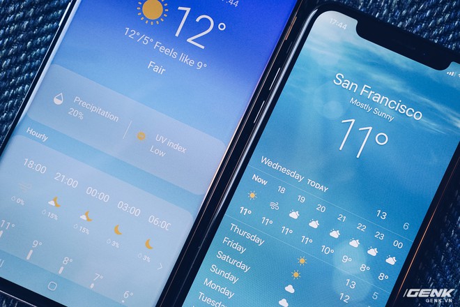 So sánh màn hình Galaxy S10 và iPhone XS: Đục lỗ hay tai thỏ? Cằm ai mỏng hơn? - Ảnh 3.