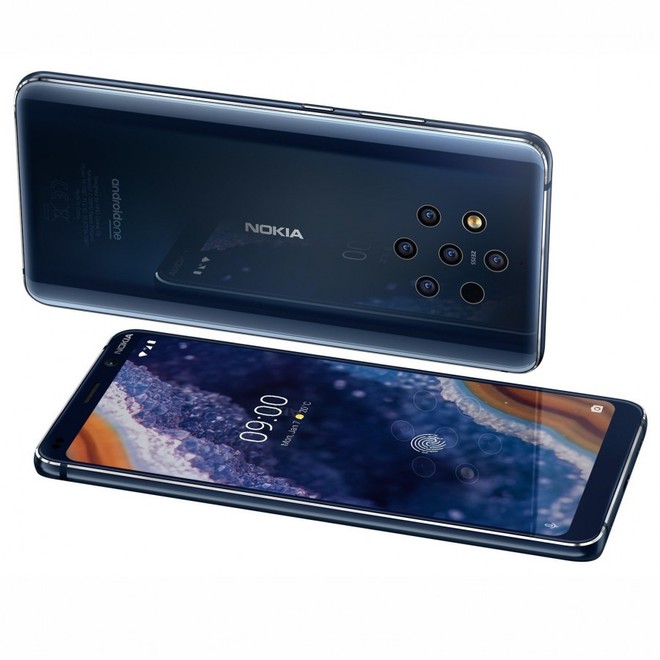 Nokia 9 PureView lộ thiết kế chính thức, mặt lưng kính cong, 5 camera sau xếp thành hình lục giác, có cảm biến vân tay dưới màn hình - Ảnh 2.