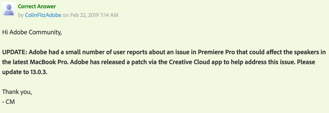 Adobe tung bản cập nhật cho Premiere Pro sau khi bị tố làm hỏng MacBook Pro - Ảnh 3.