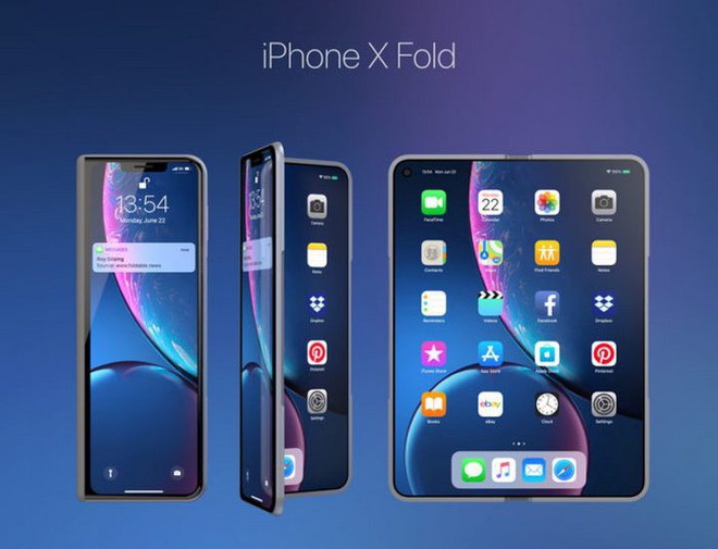 Ý tưởng thiết kế iPhone X Fold này có thể là câu trả lời của Apple dành cho Galaxy Fold của Samsung - Ảnh 2.