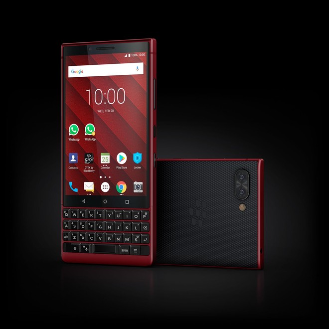 [MWC 2019] Các hãng thi nhau ra mắt sản phẩm đột phá, BlackBerry chỉ biết lặng lẽ bổ sung phiên bản màu đỏ cho Key2 - Ảnh 1.