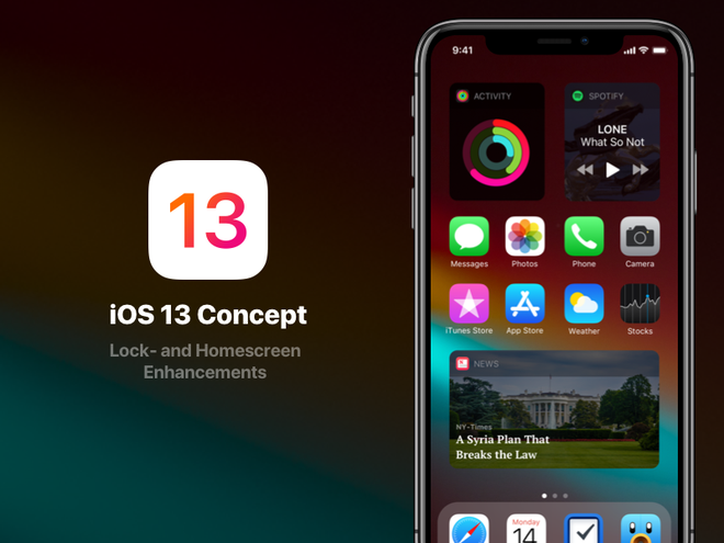 Cùng ngắm nhìn concept iOS 13 với giao diện hiện đại và thanh lịch hơn bản chính chủ rất nhiều - Ảnh 2.