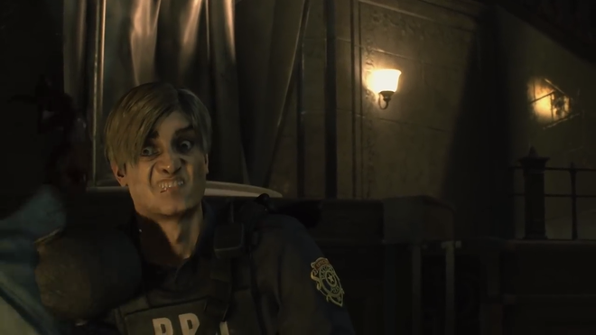 Cười ra bánh chưng với Resident Evil 2, khi biểu cảm nhân vật được tăng lên 500% - Ảnh 1.